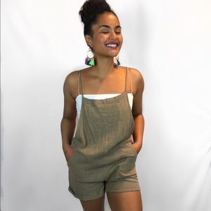 Khaki Shorts Overall